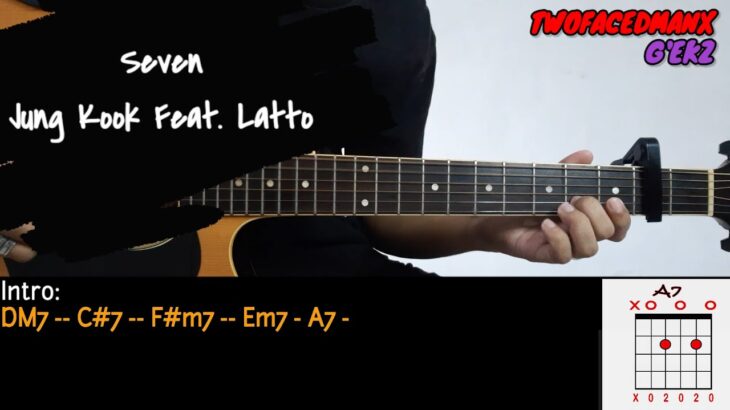 Seven – Jung Kook (정국) Feat. Latto (Guitar Cover With Lyrics & Chords ...