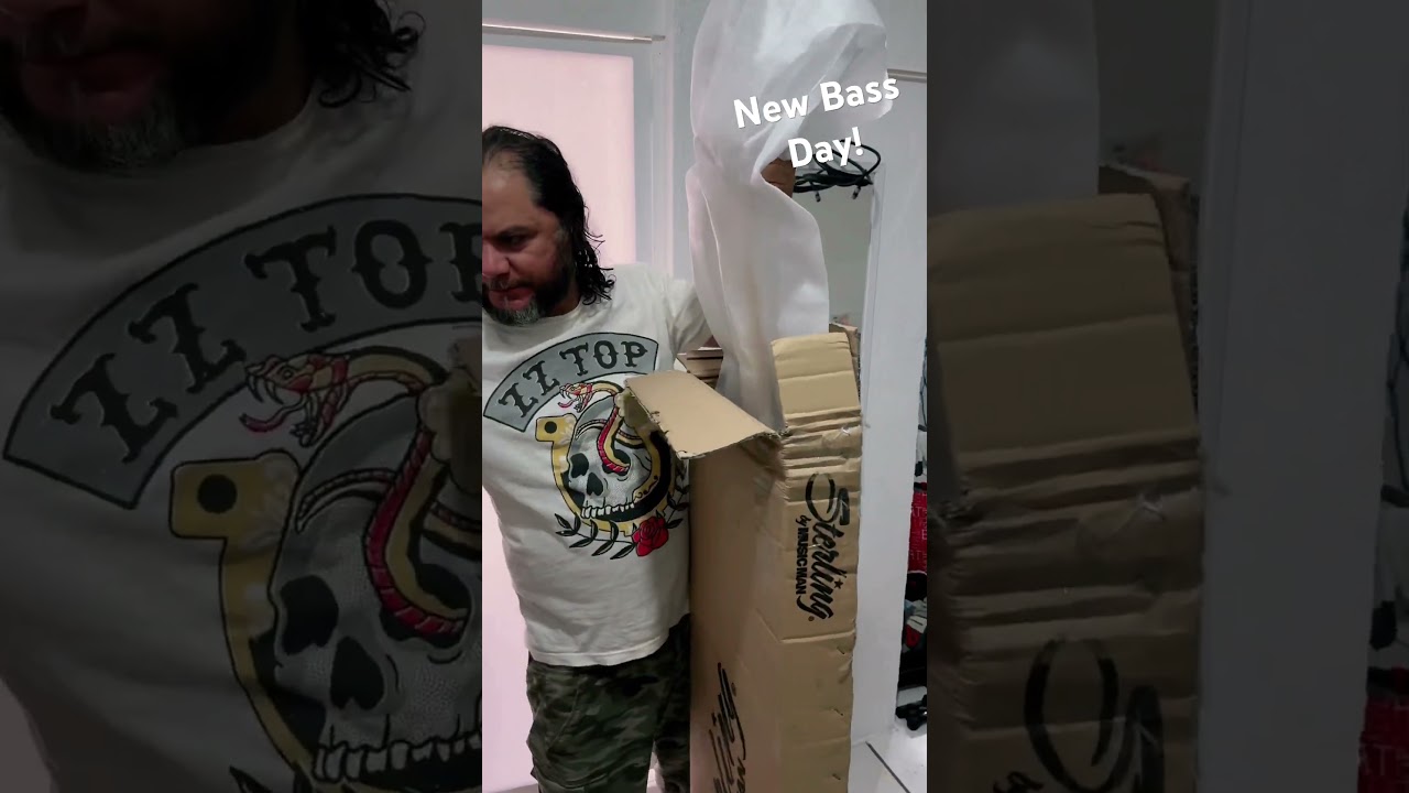 Unboxing Sterling Joe Dart Bass Signature!!  #bass #newbassday #musicman #joedart #funk