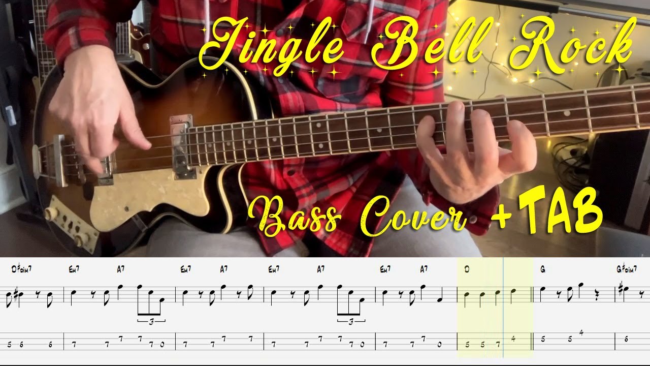 Jingle Bell Rock – Bass Cover + Free TAB